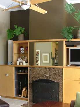 Before picture of Fireplace Installation